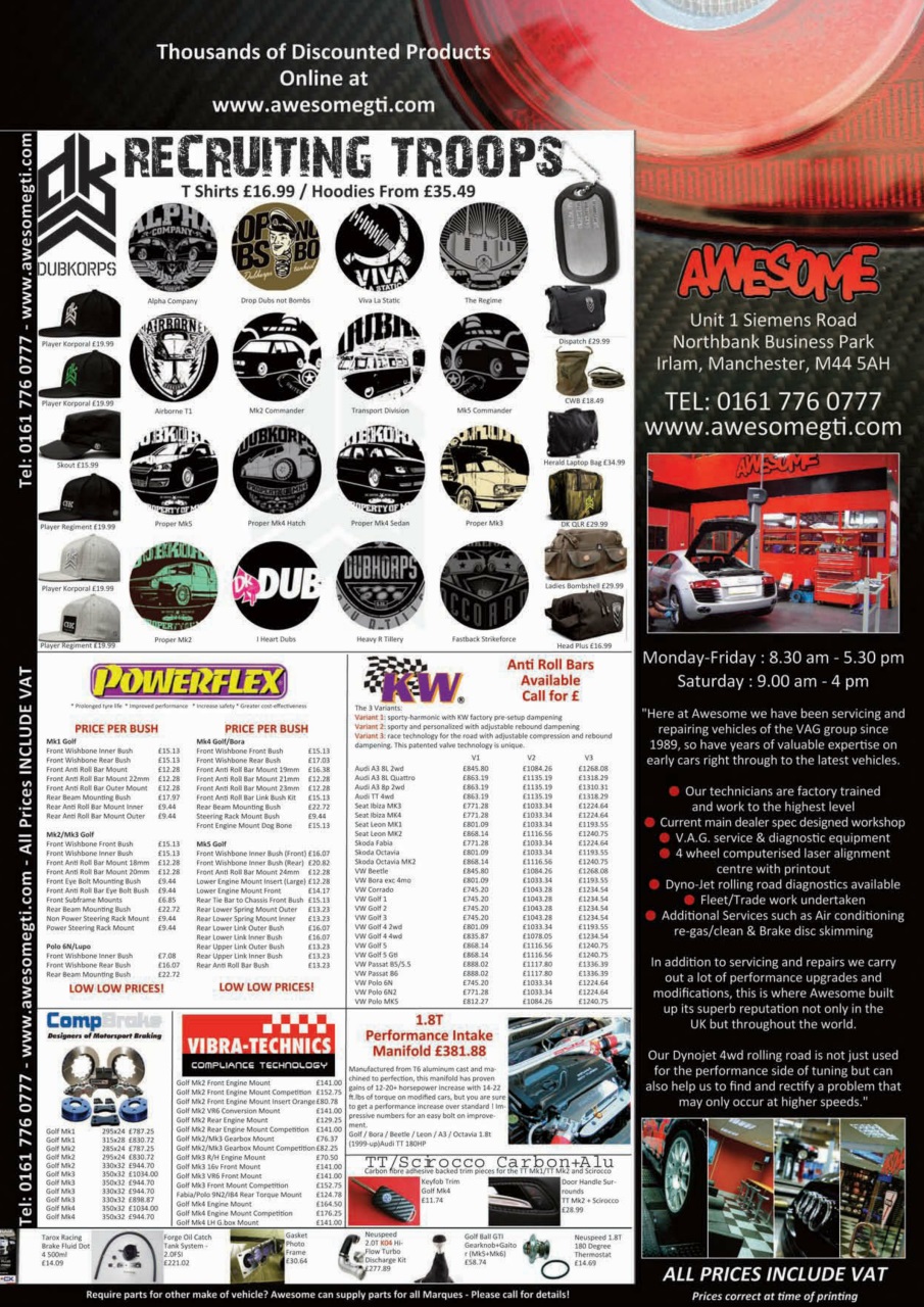 Performance VW Preview Pages