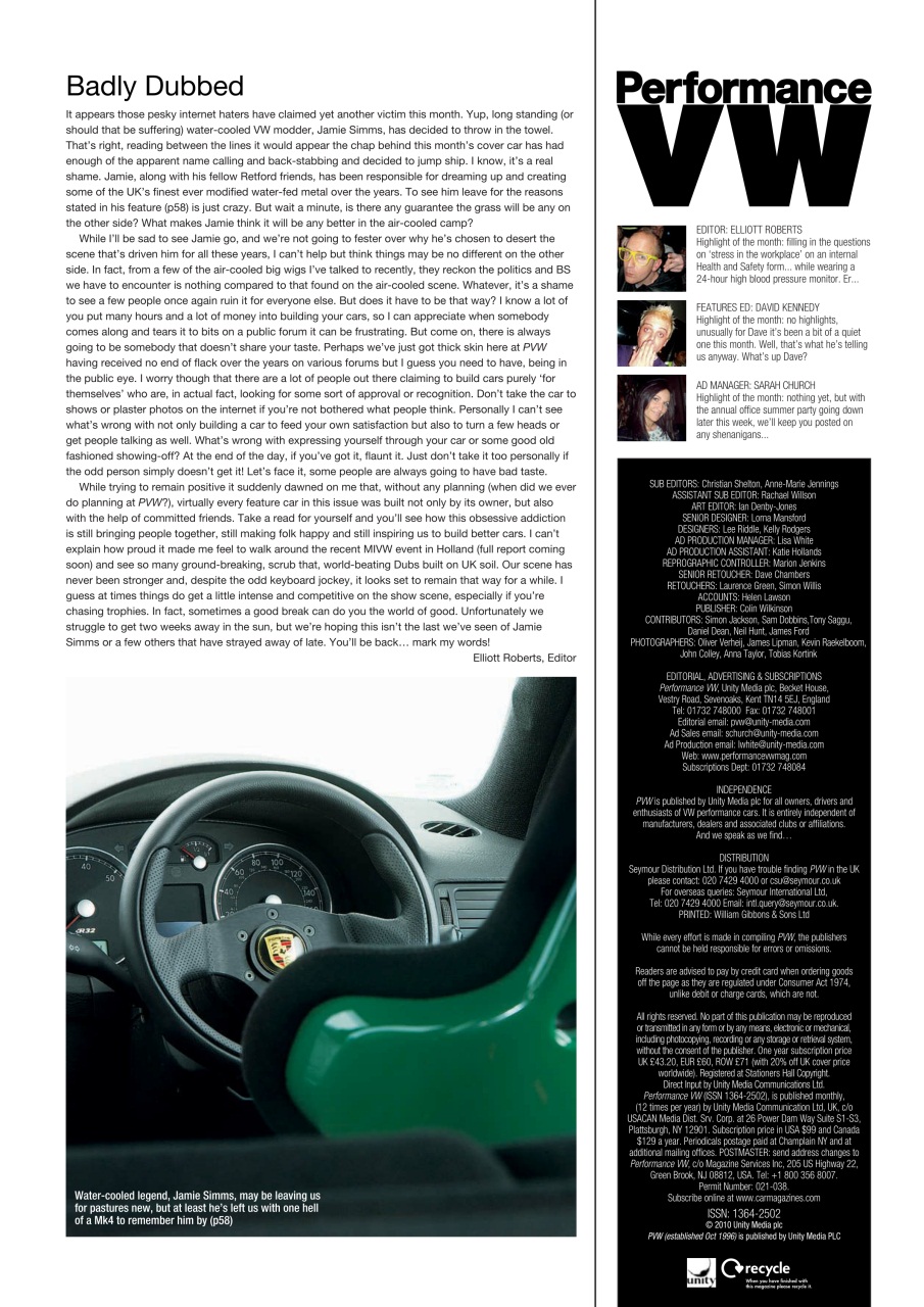 Performance VW Preview Pages