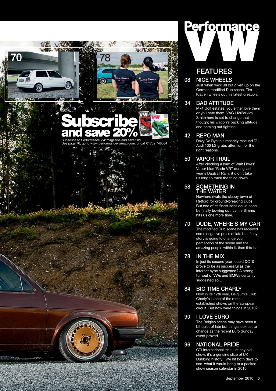 Performance VW Preview Pages