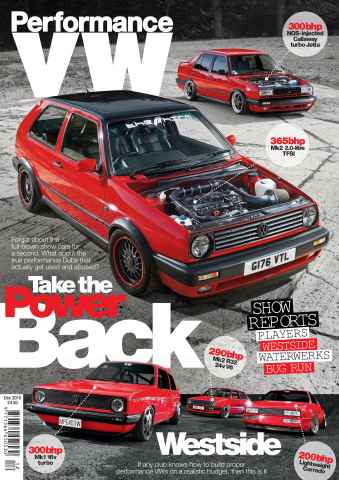 Performance VW issue December 2010