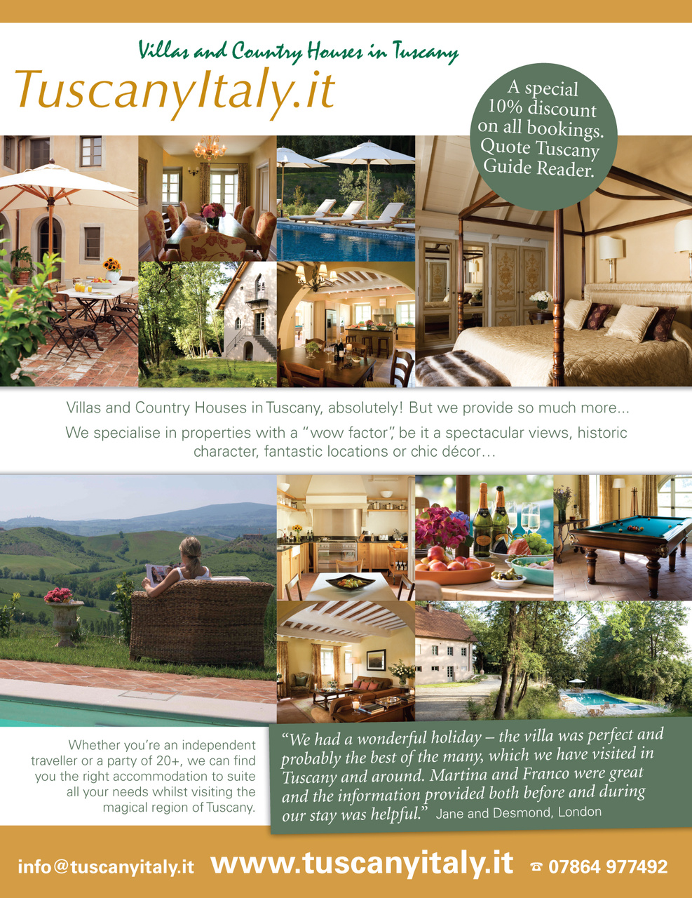 Italia! Guide to Tuscany Preview Pages