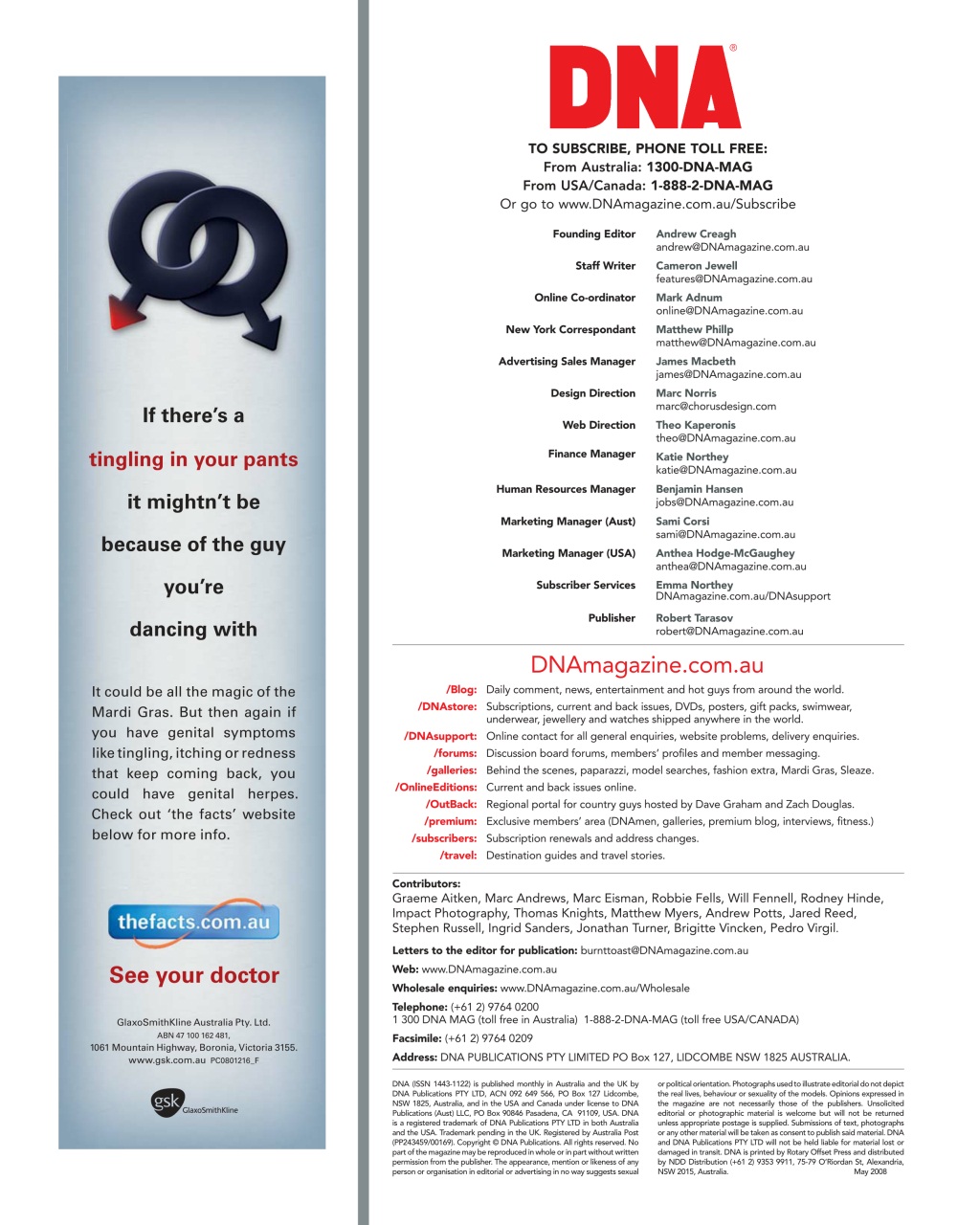 DNA Magazine Preview Pages