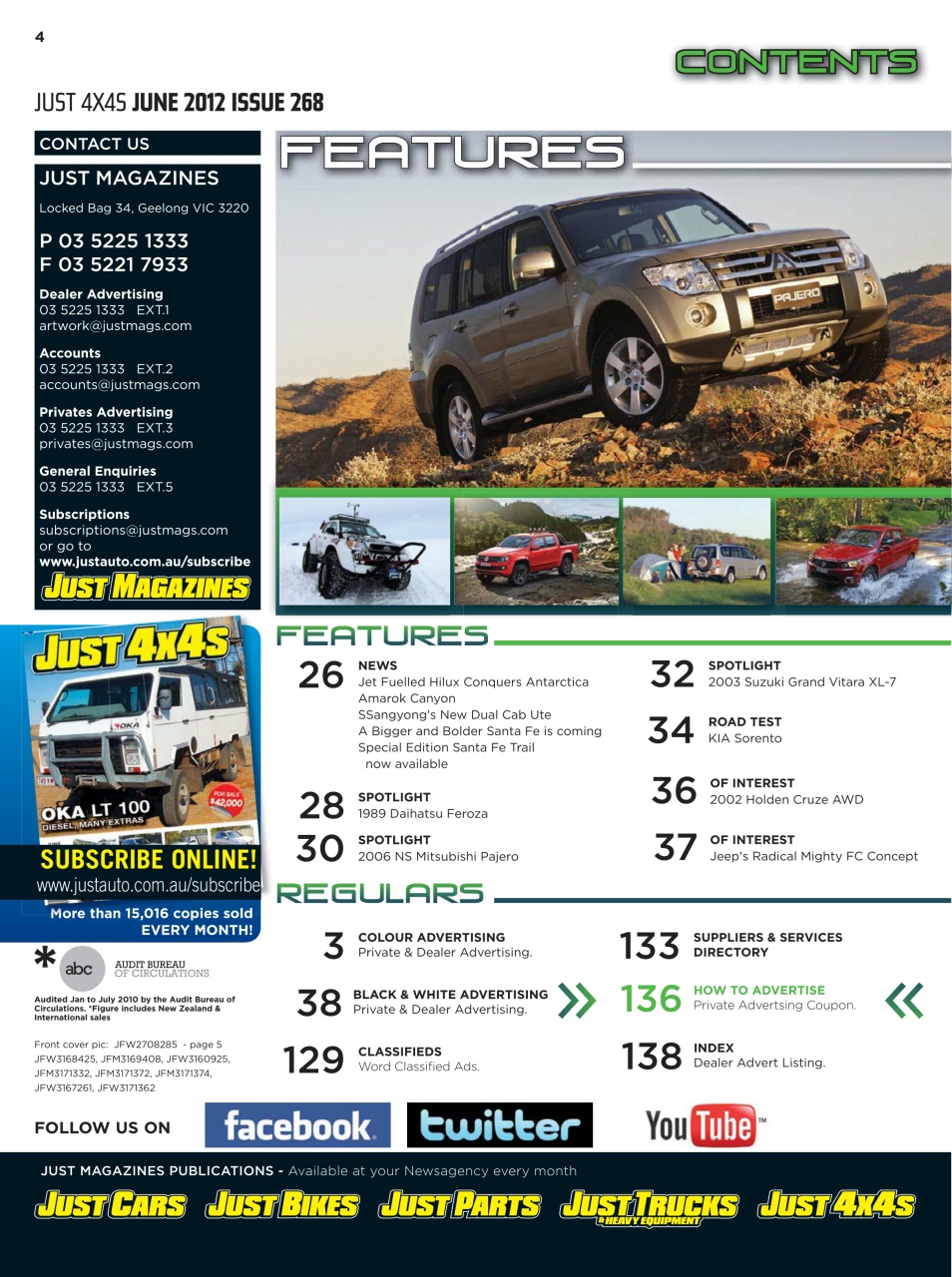 JUST 4X4S Preview Pages