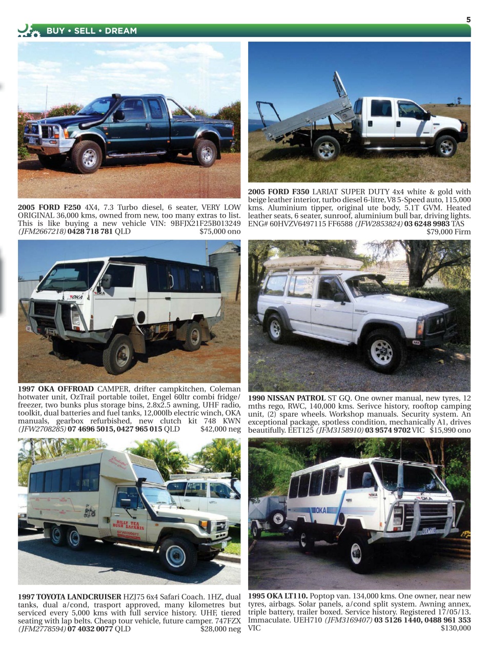 JUST 4X4S Preview Pages