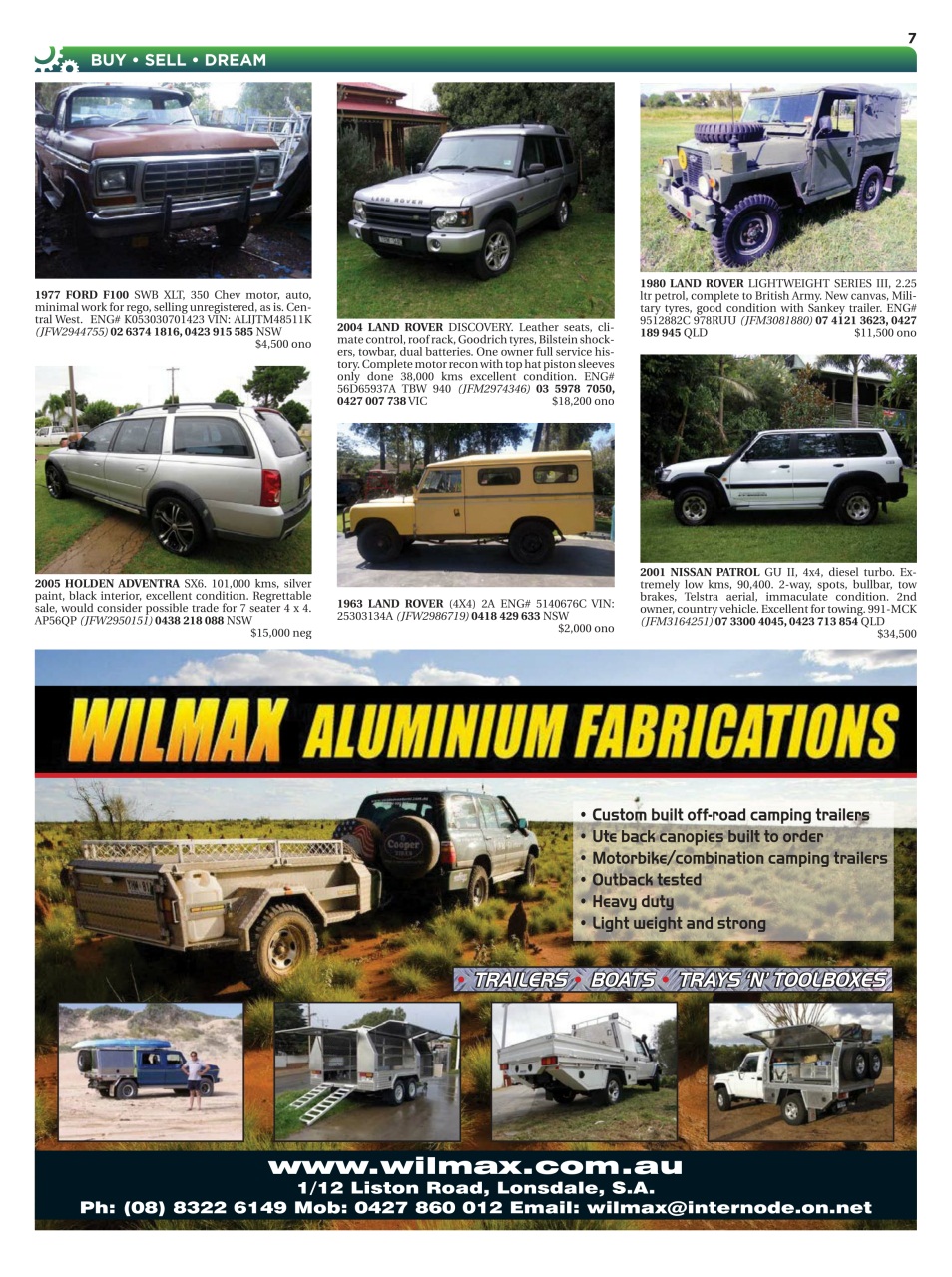 JUST 4X4S Preview Pages