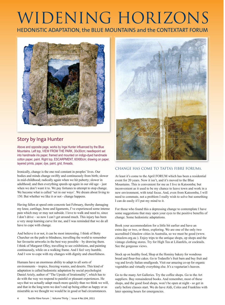 Textile Fibre Forum Preview Pages