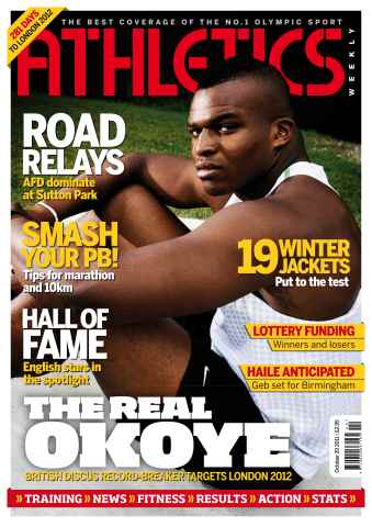 AW – Athletics Weekly Magazine issue AW Oct 20 2011