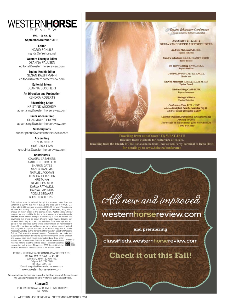 Western Horse Review Preview Pages