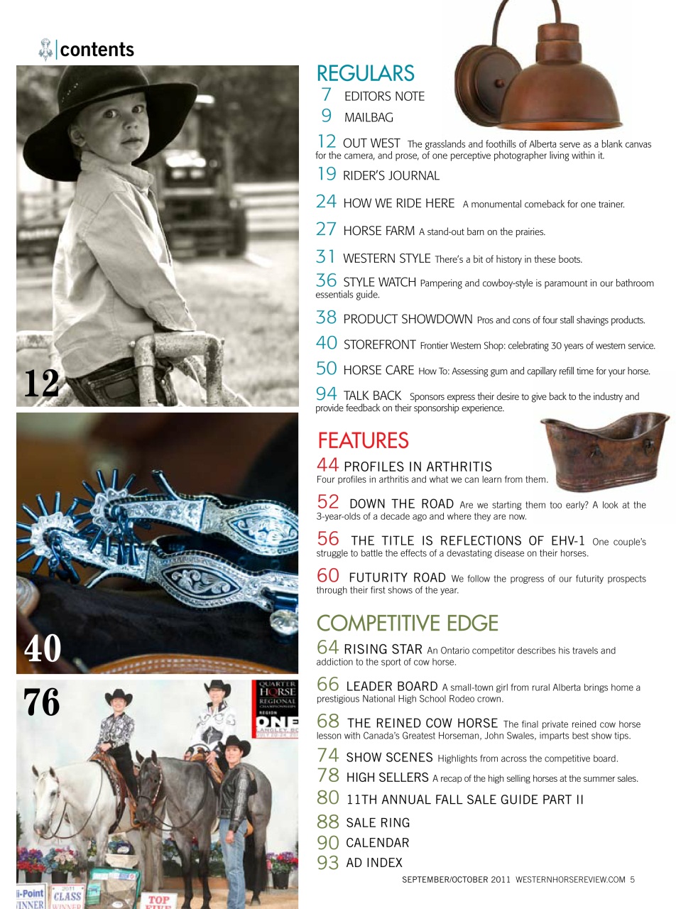 Western Horse Review Preview Pages