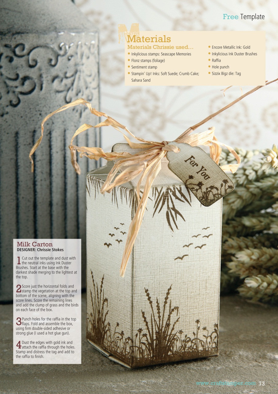 Craft Stamper Preview Pages