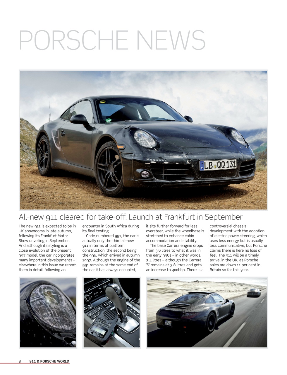 911 & Porsche World Preview Pages