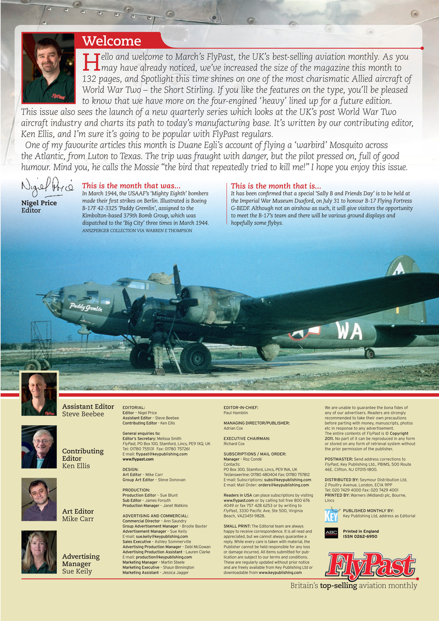 FlyPast Preview Pages