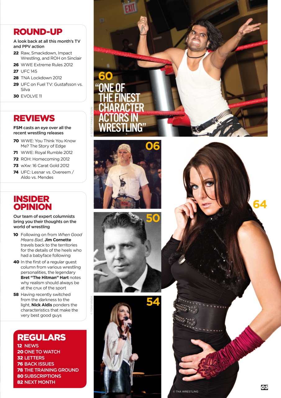 Wrestletalk Magazine Preview Pages