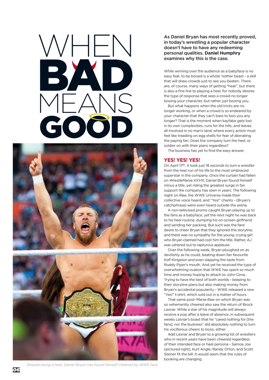 Wrestletalk Magazine Preview Pages
