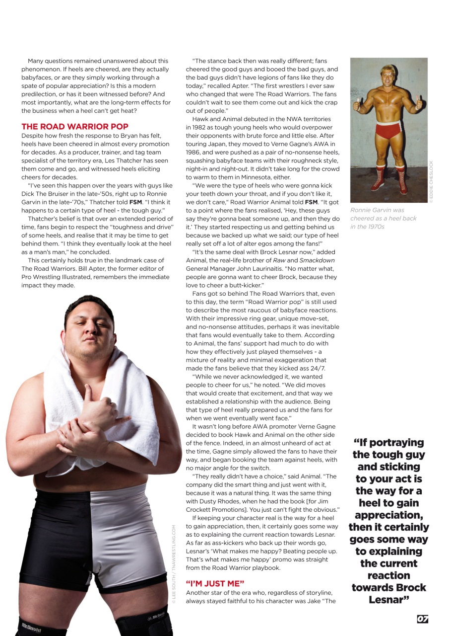 Wrestletalk Magazine Preview Pages