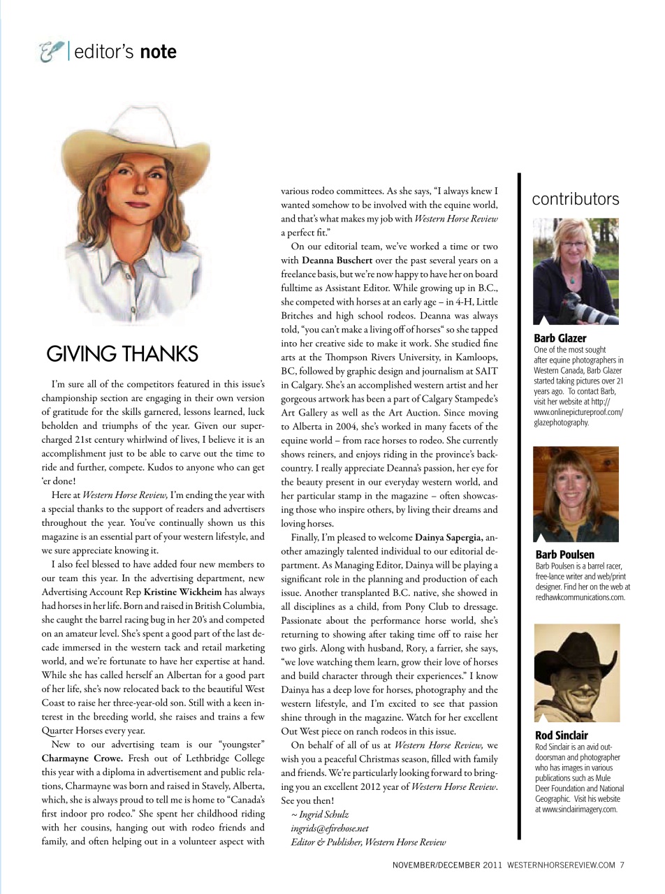 Western Horse Review Preview Pages