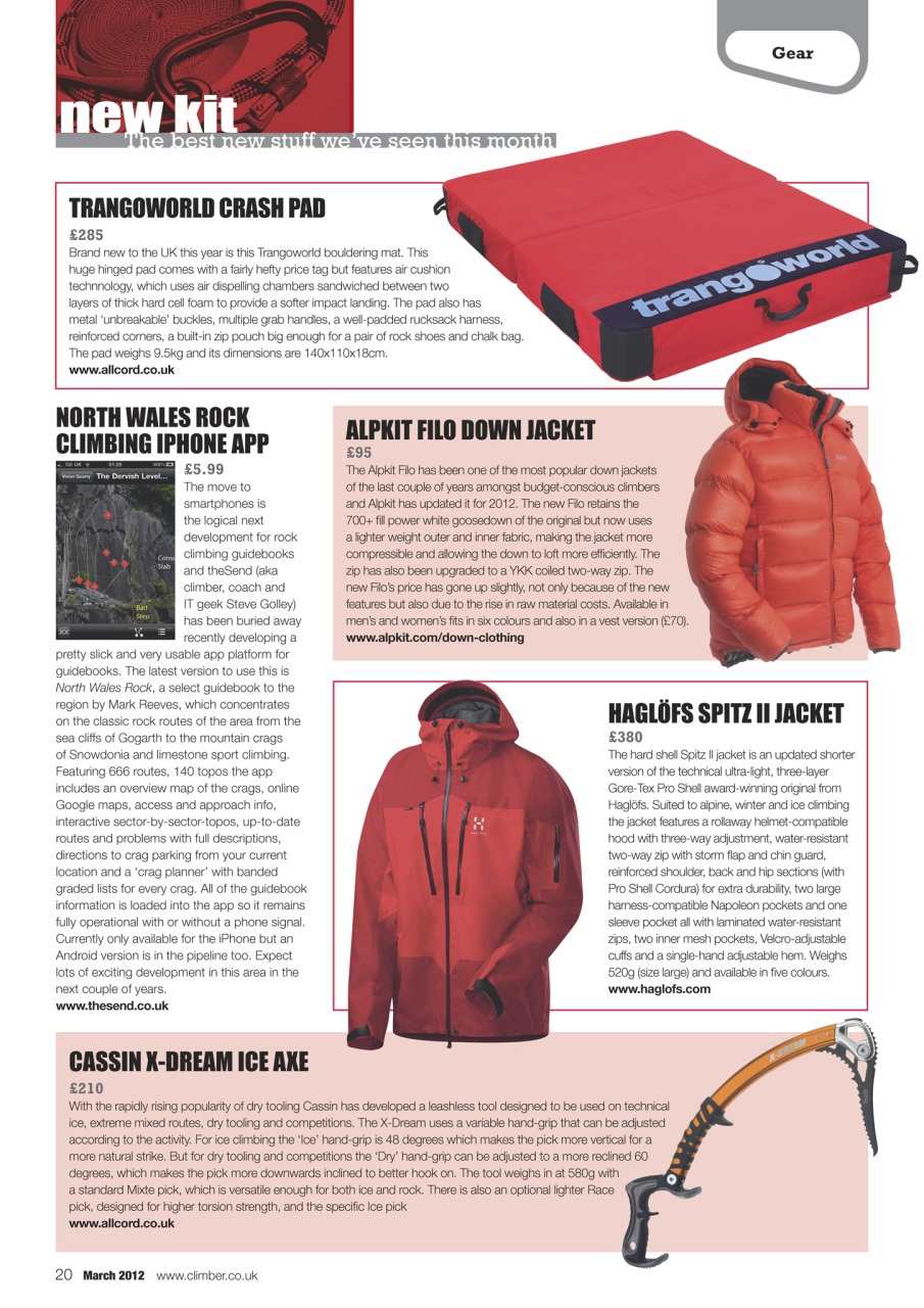 Climber Preview Pages