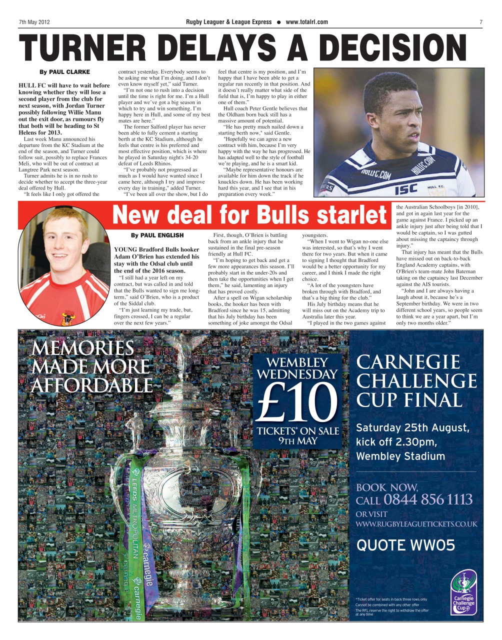 League Express Preview Pages