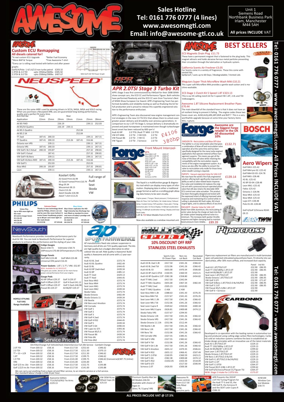 Performance VW Preview Pages