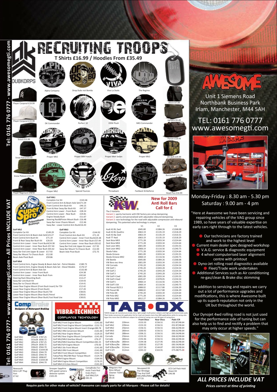 Performance VW Preview Pages