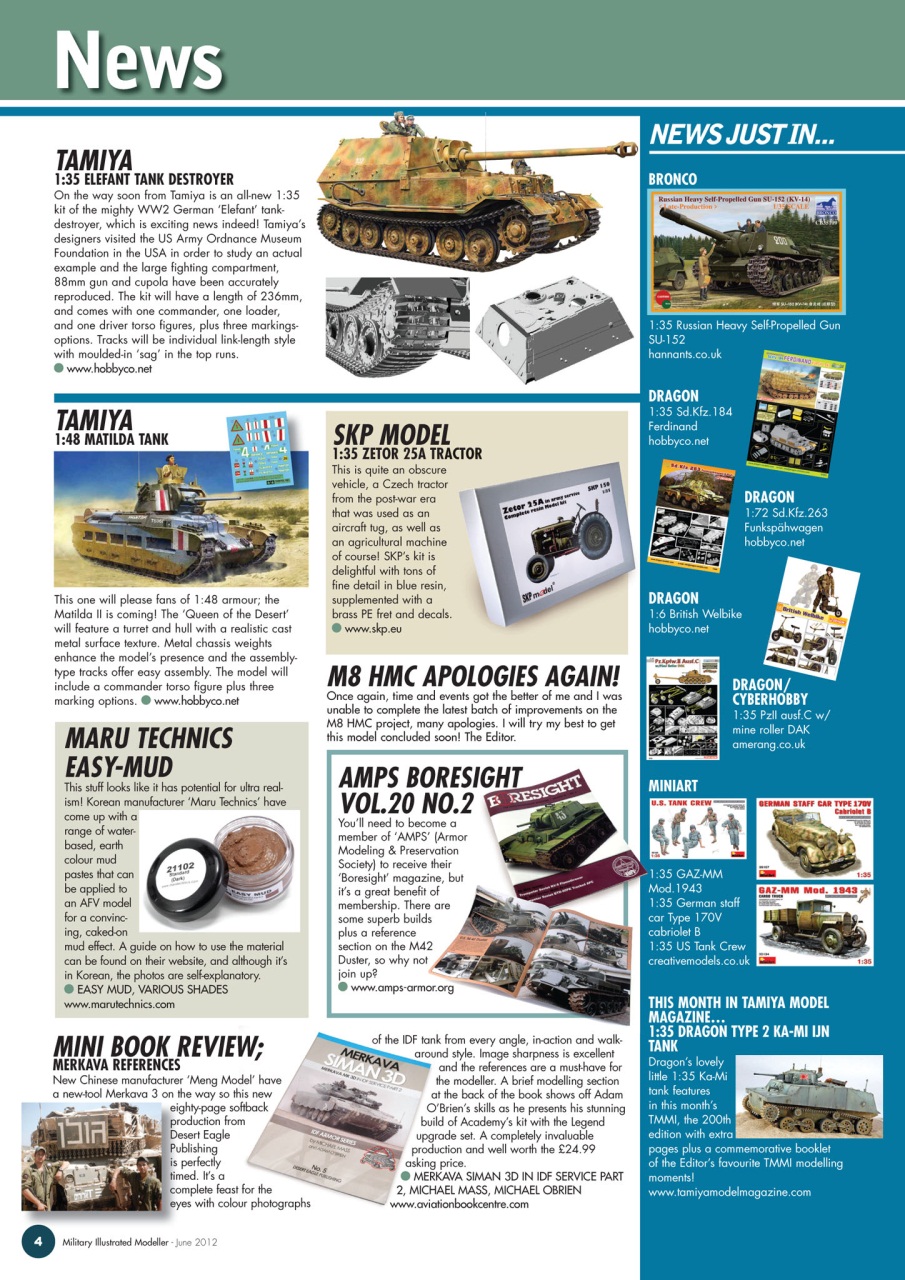 MIM: AFV Edition Preview Pages