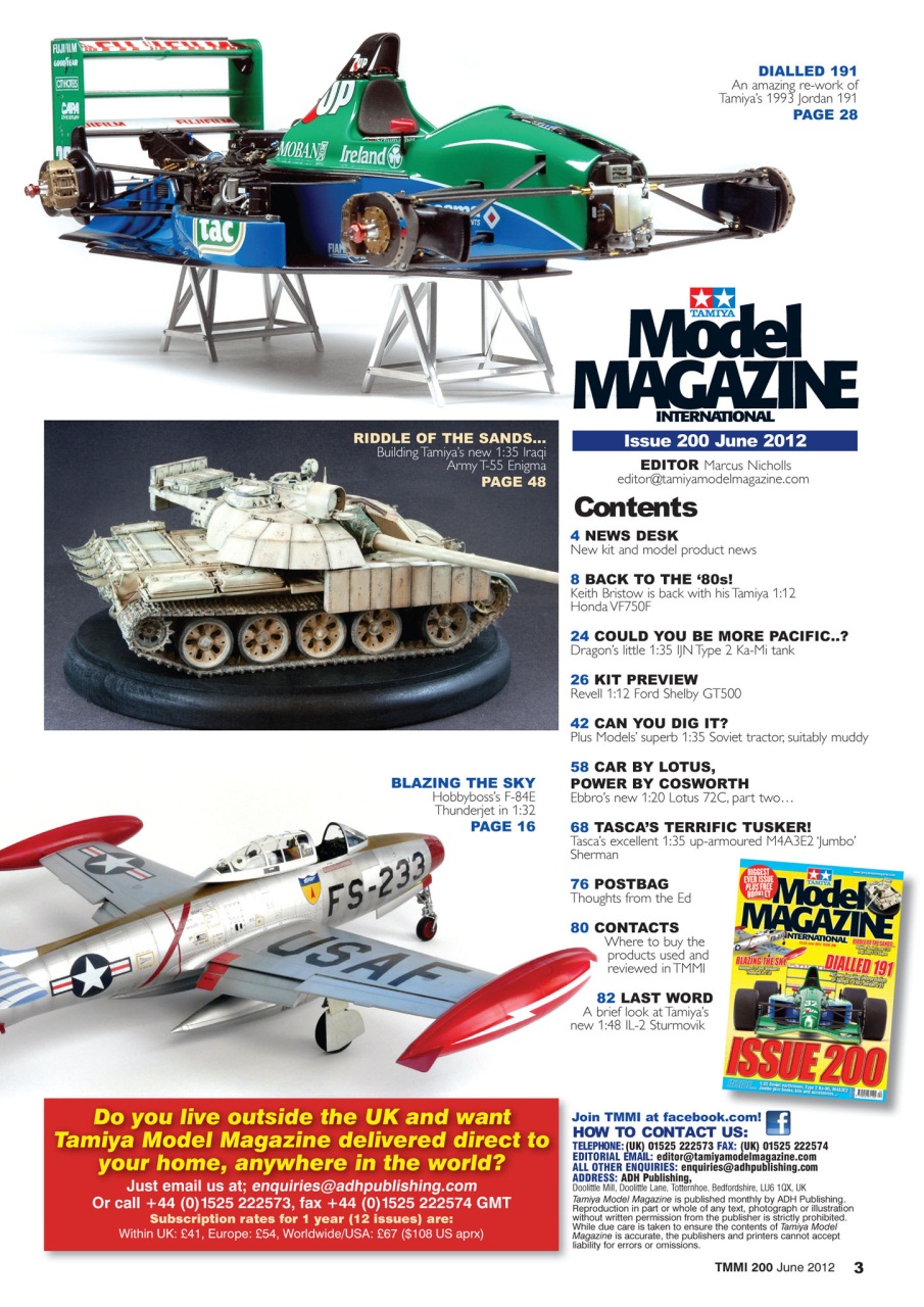 Tamiya Model Magazine Preview Pages
