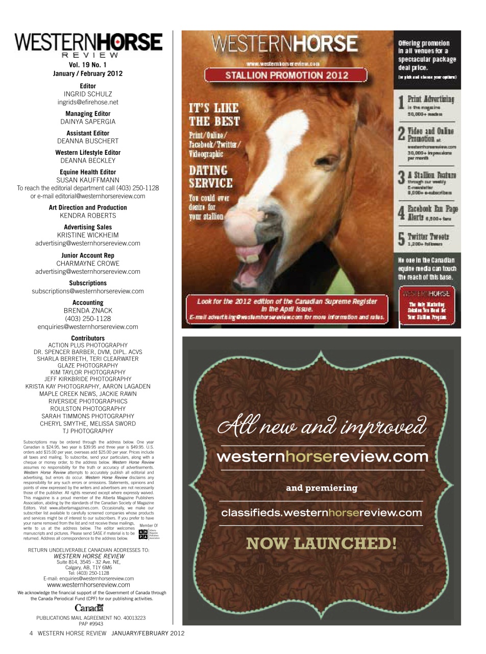 Western Horse Review Preview Pages