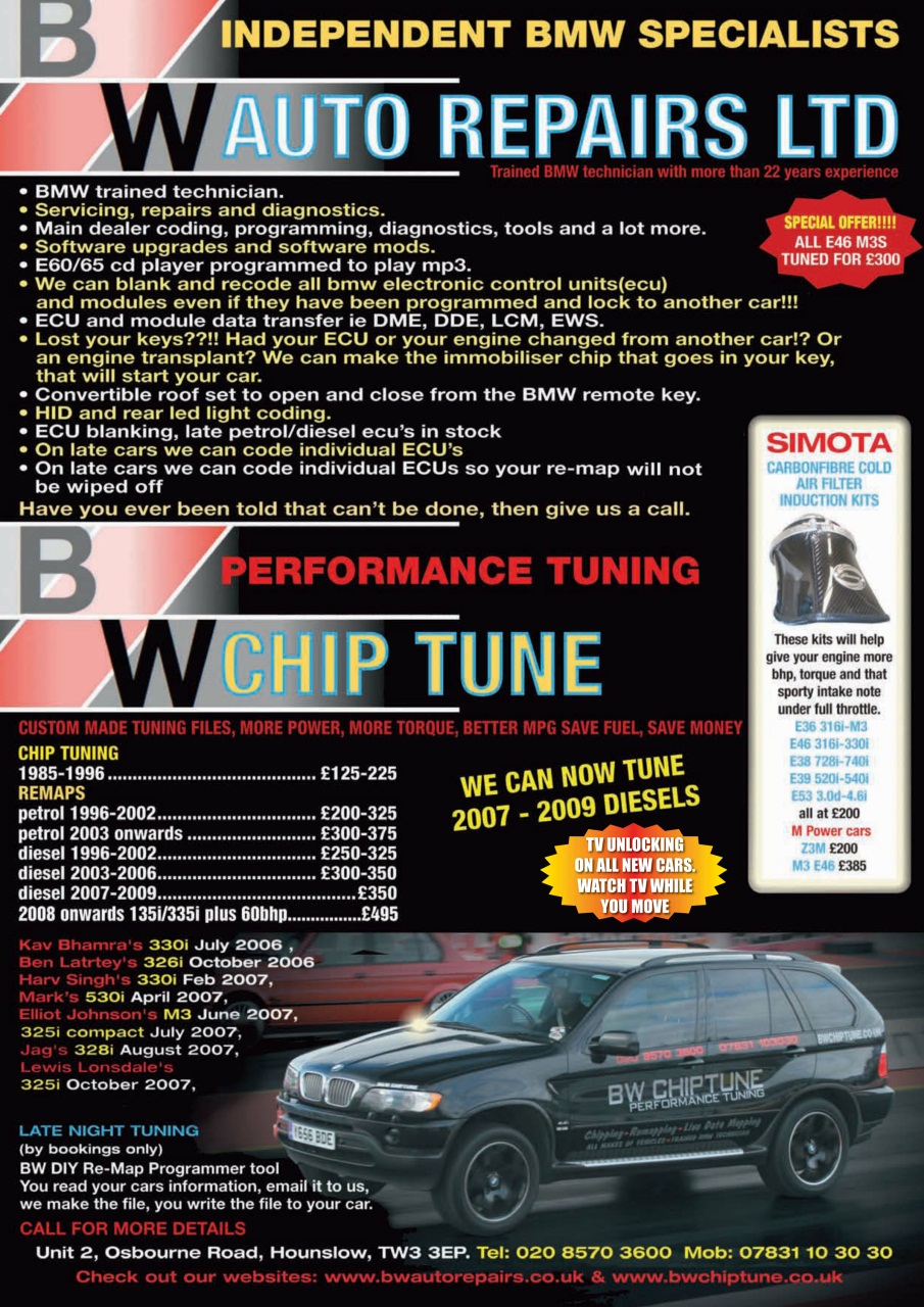 Performance BMW Preview Pages