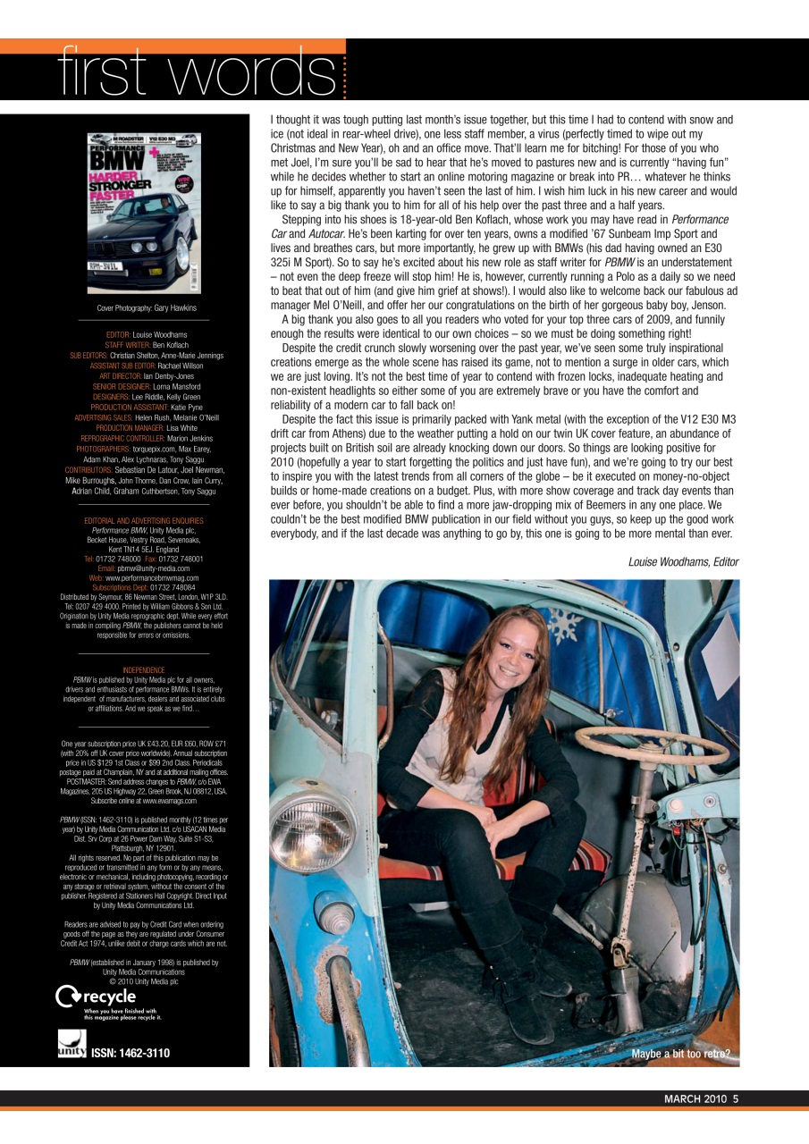 Performance BMW Preview Pages