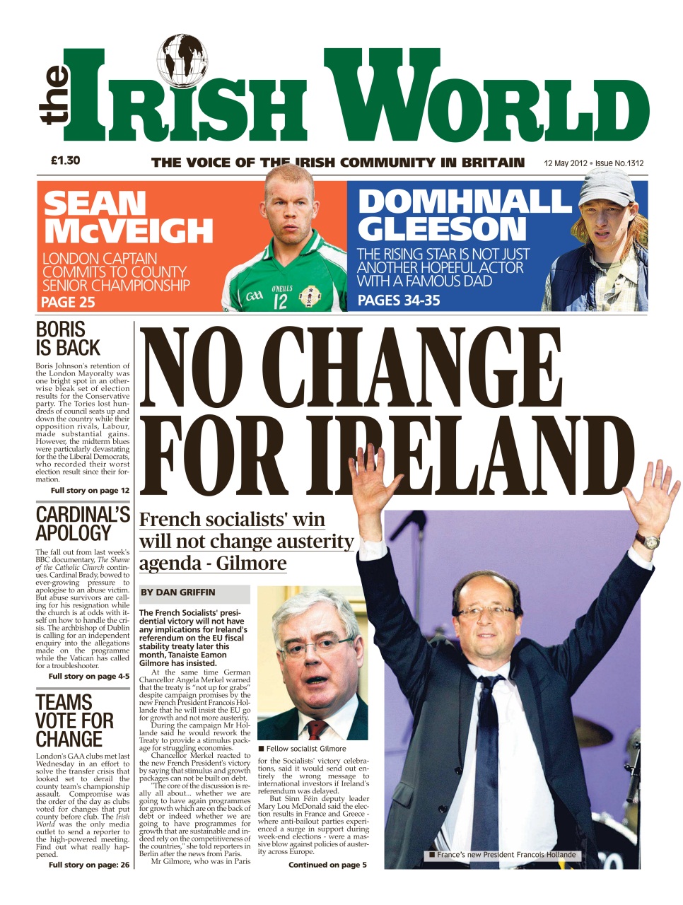 Irish World Preview Pages