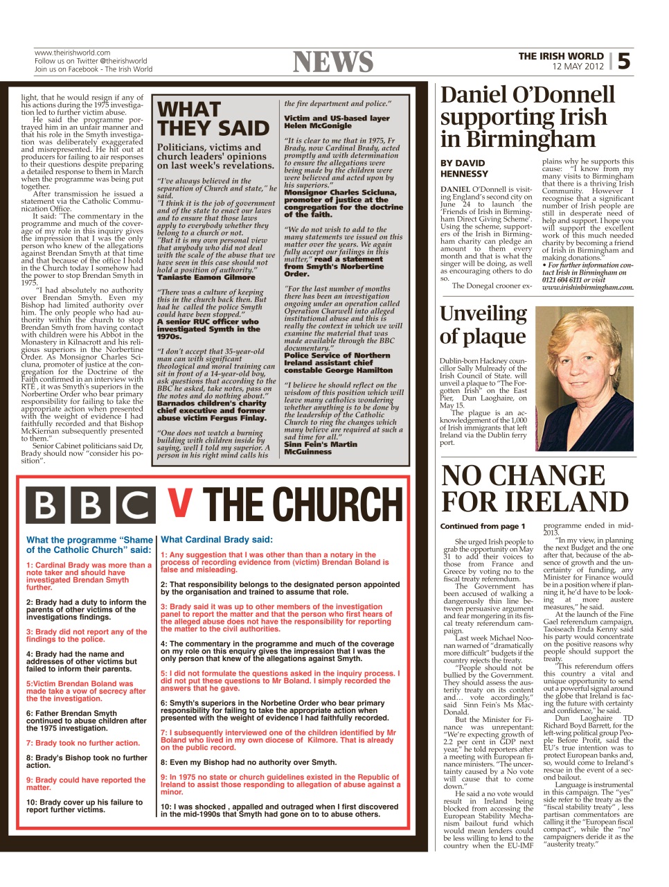 Irish World Preview Pages