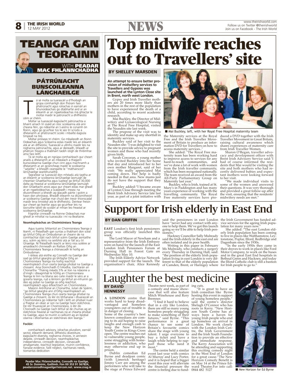 Irish World Preview Pages