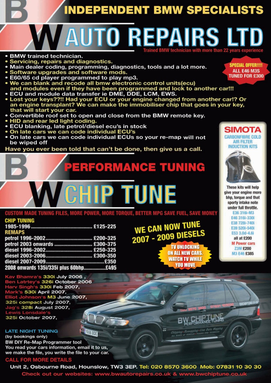 Performance BMW Preview Pages