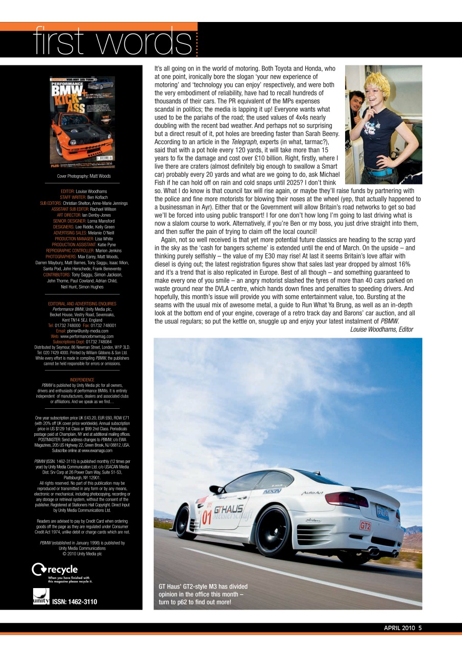 Performance BMW Preview Pages