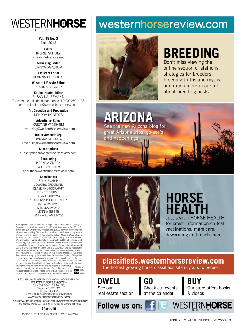 Western Horse Review Preview Pages
