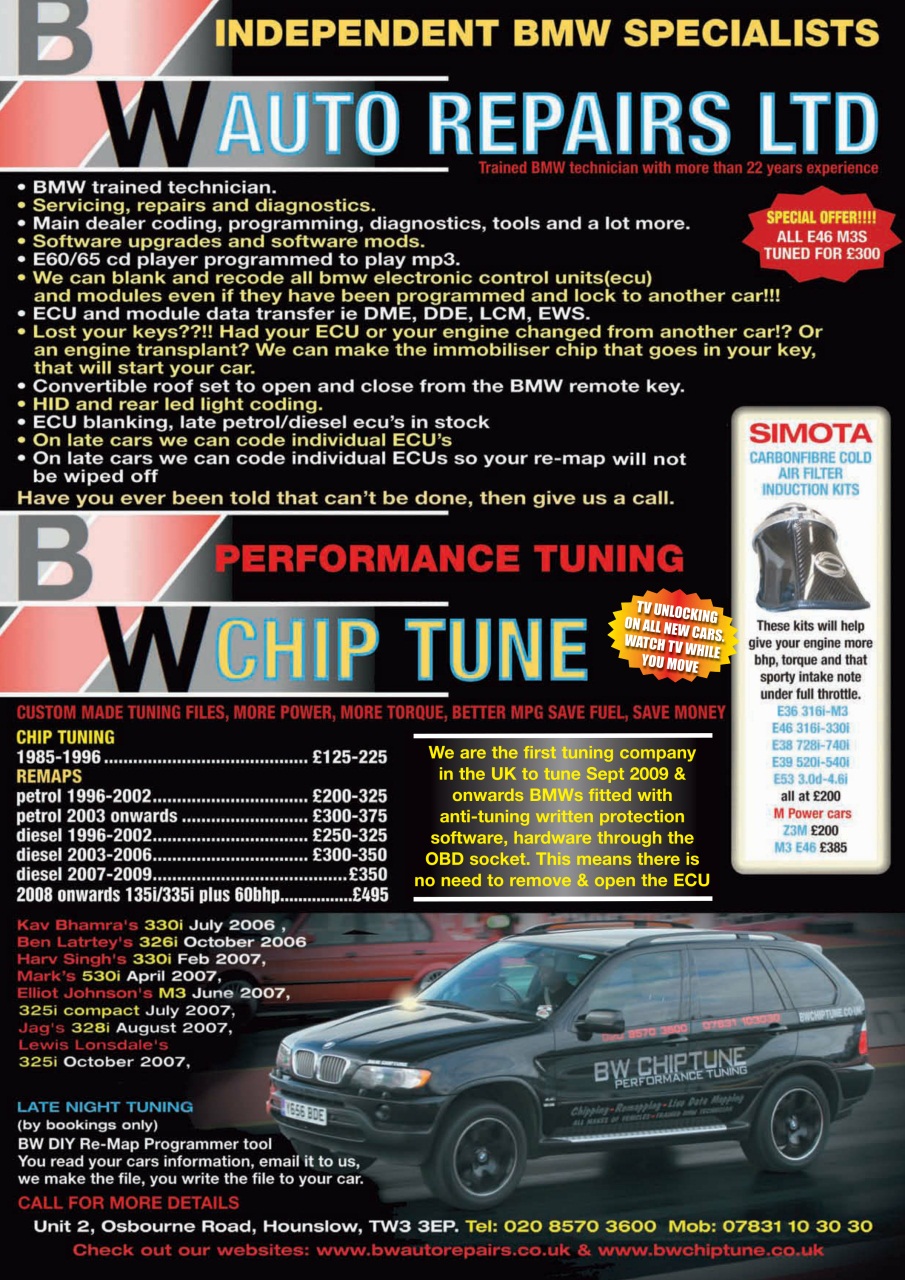 Performance BMW Preview Pages