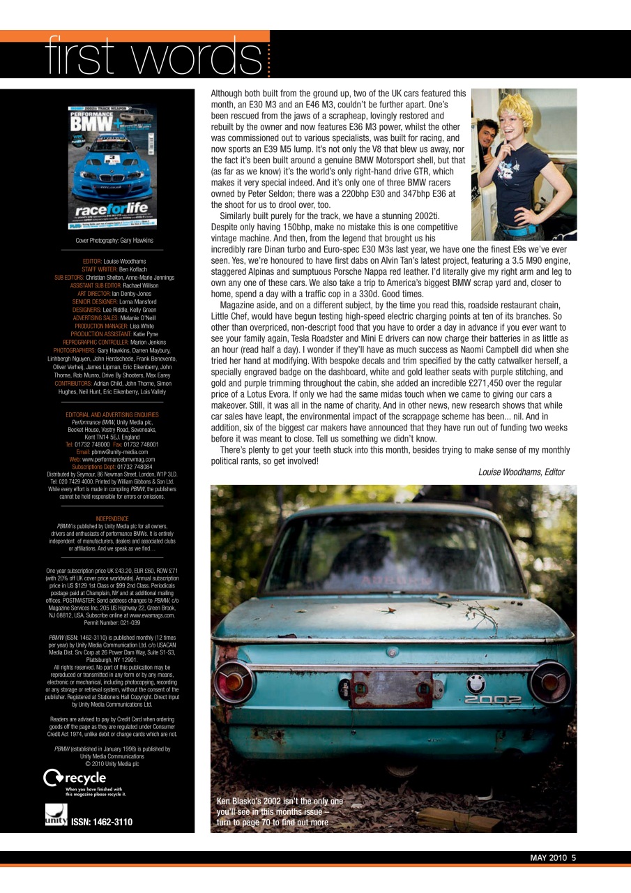 Performance BMW Preview Pages