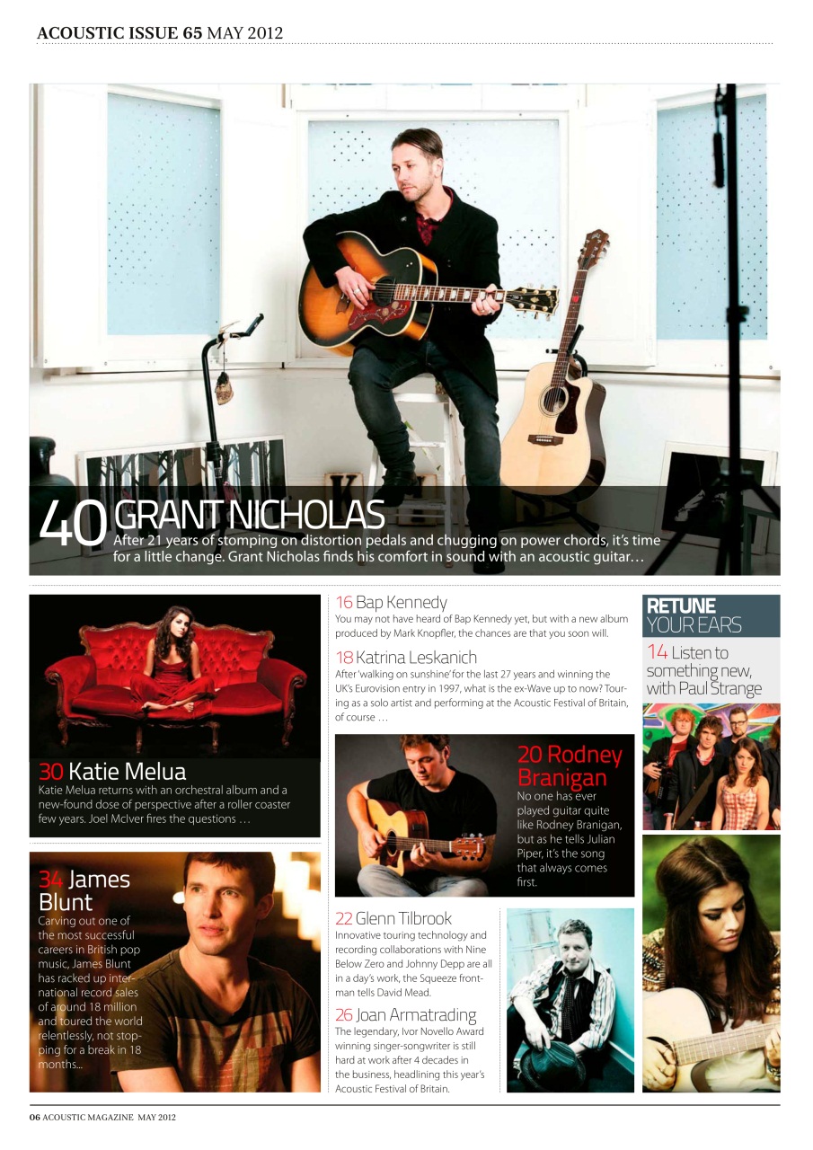 Acoustic Preview Pages