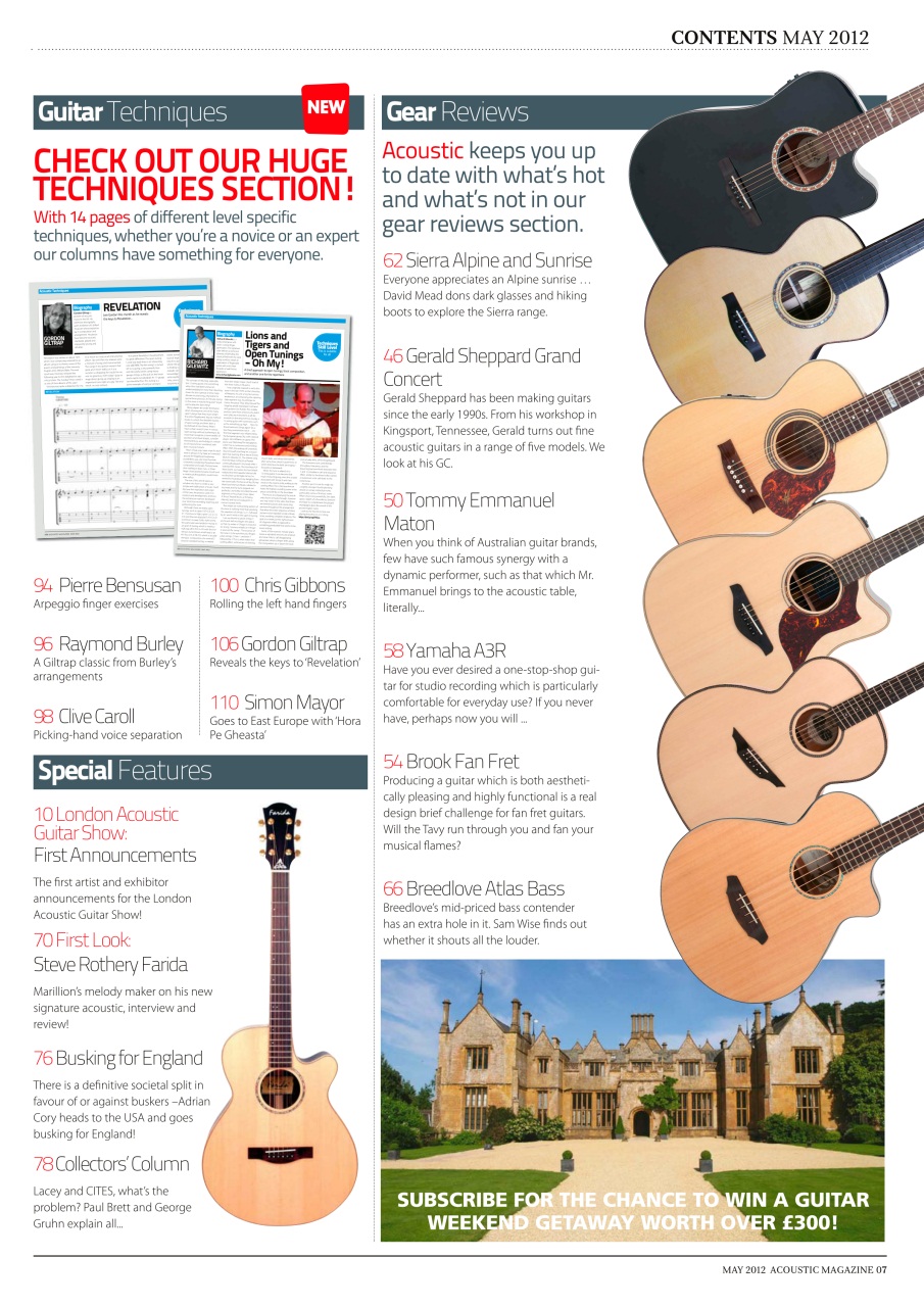 Acoustic Preview Pages