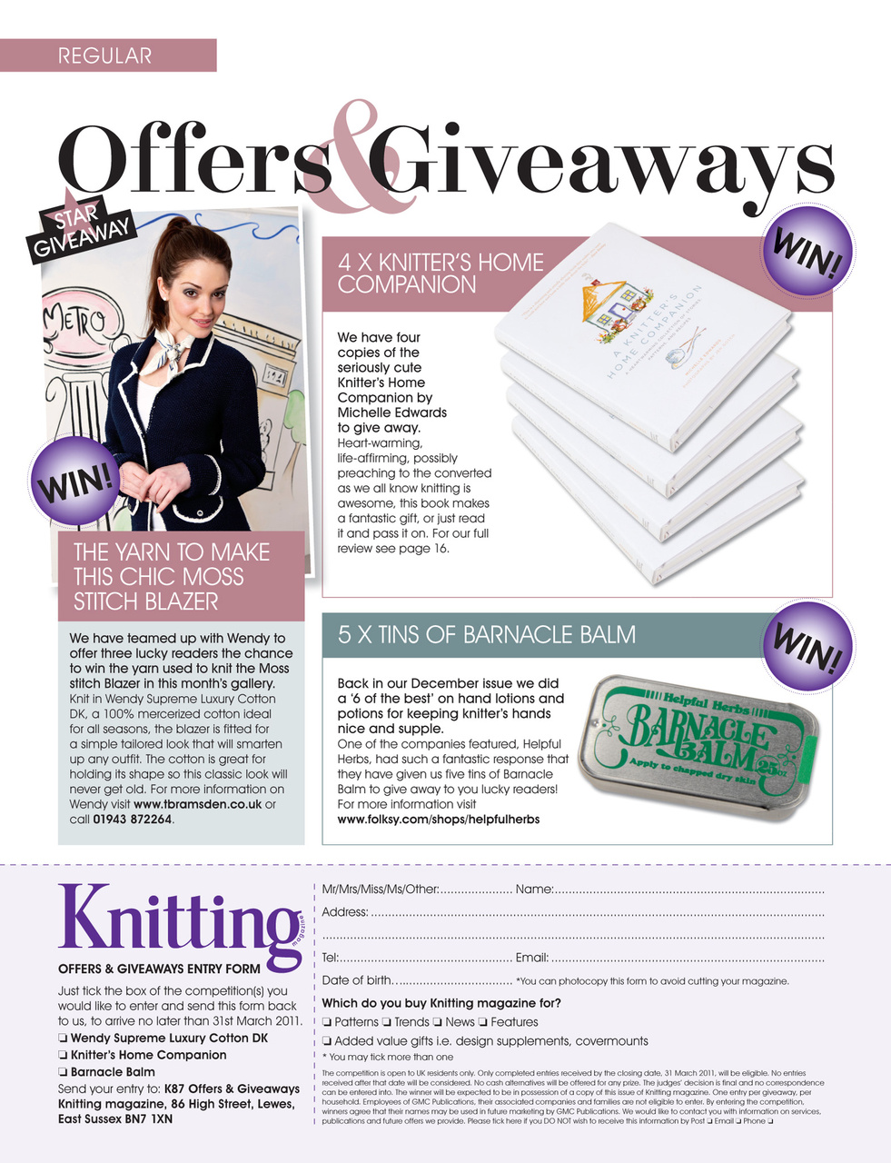 Knitting Preview Pages