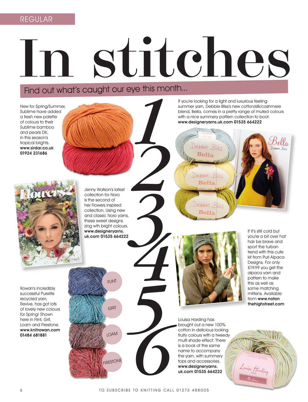 Knitting Preview Pages