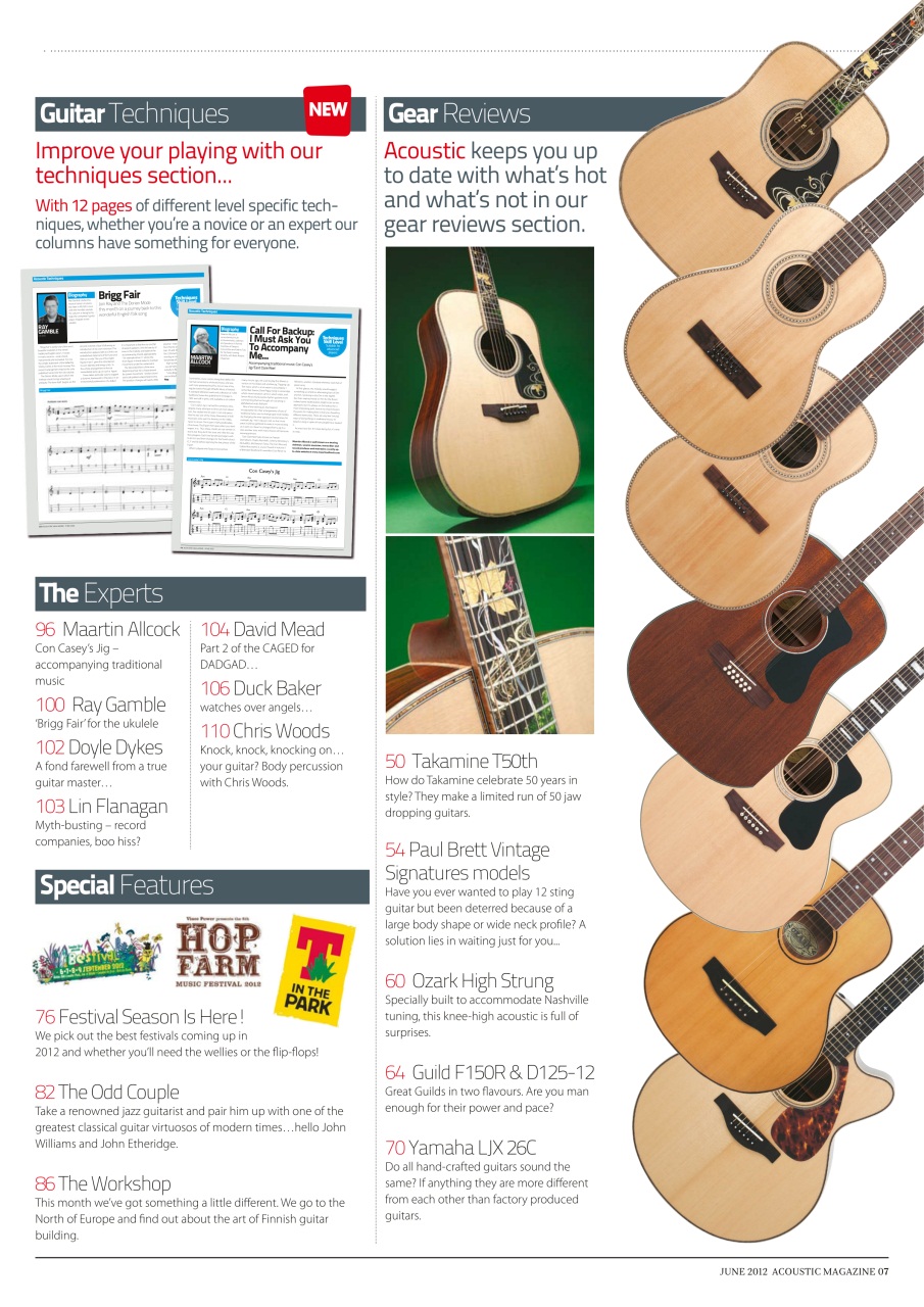 Acoustic Preview Pages