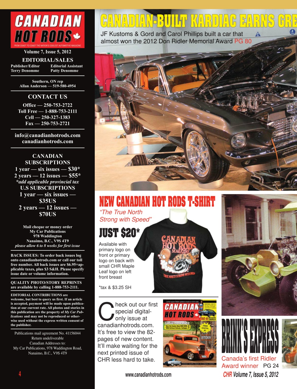 Canadian Hot Rods Preview Pages