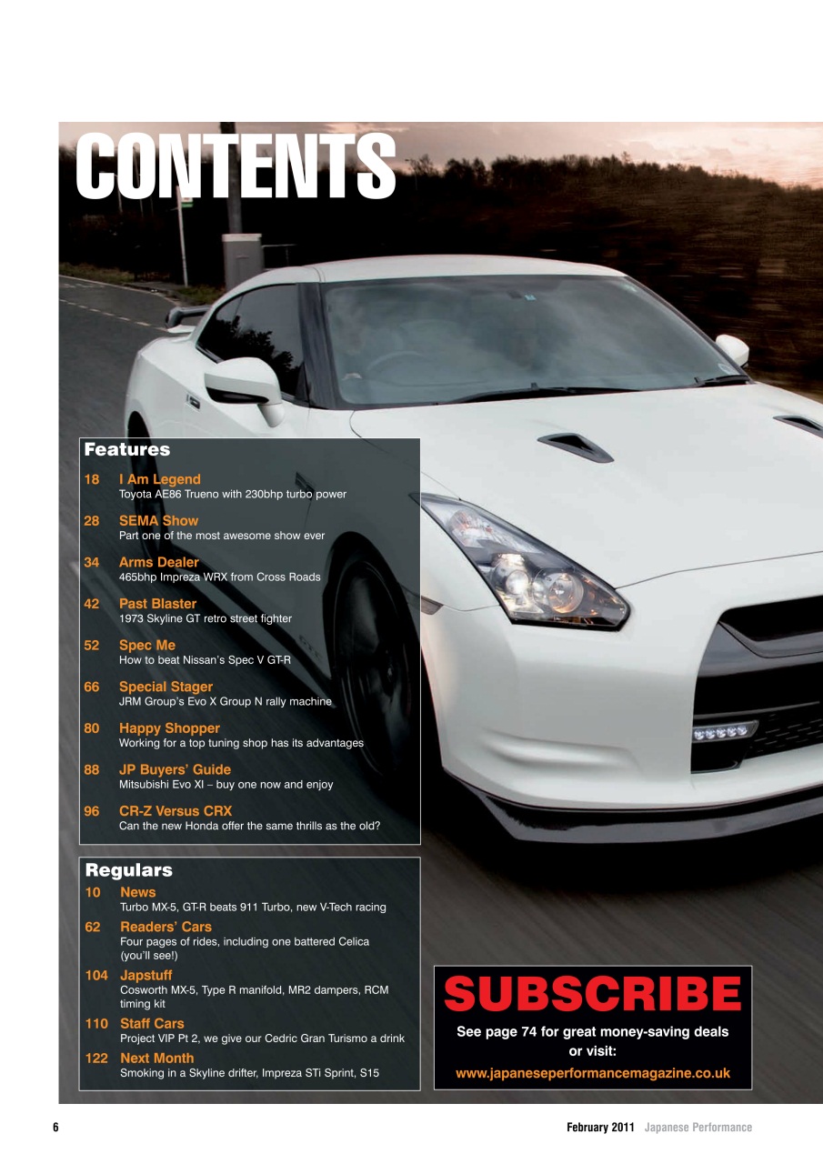 Japanese Performance Preview Pages