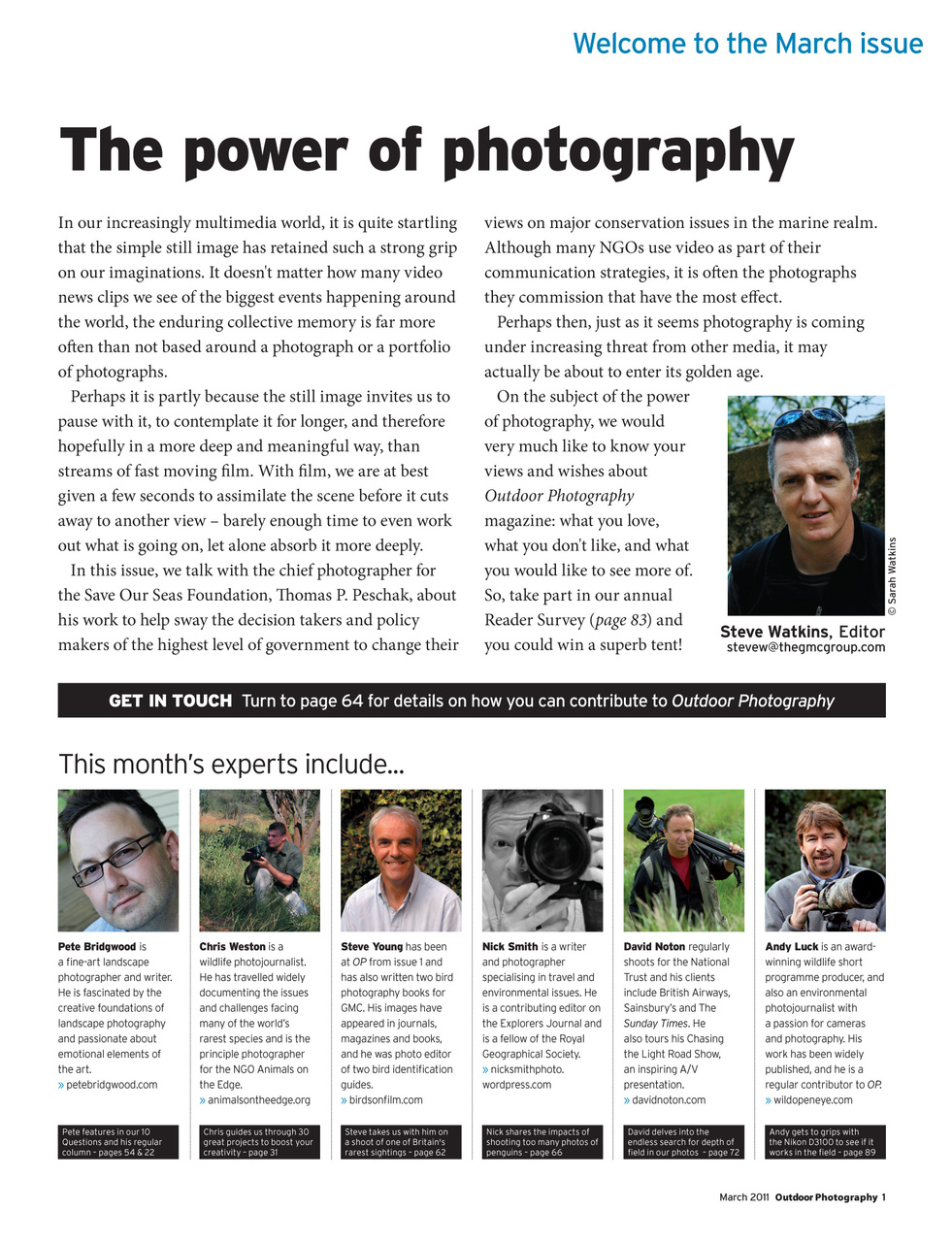 Outdoor Photography Preview Pages