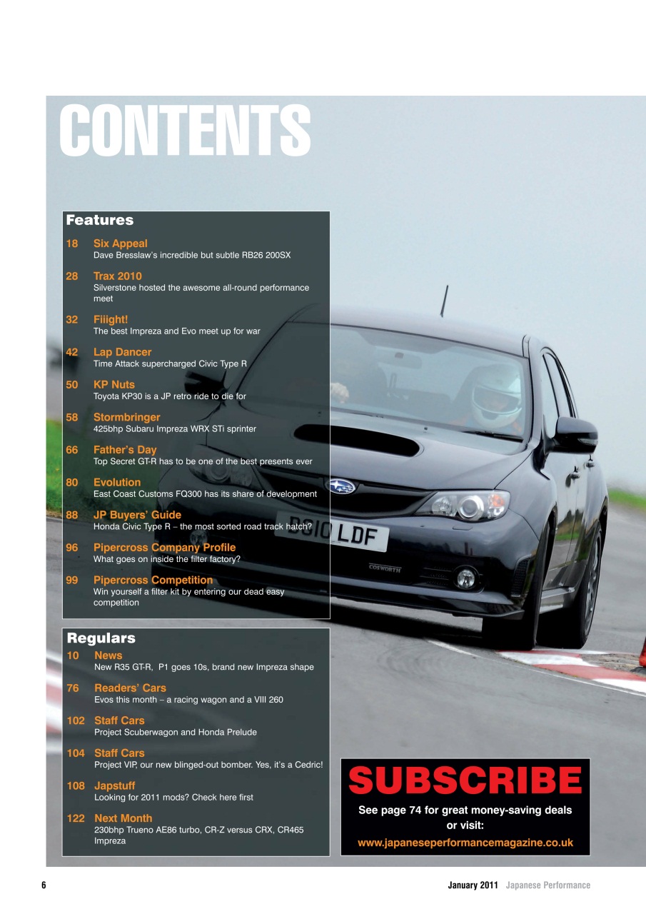 Japanese Performance Preview Pages