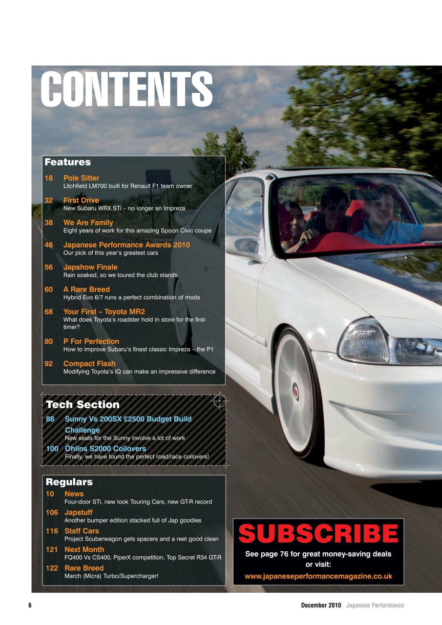 Japanese Performance Preview Pages