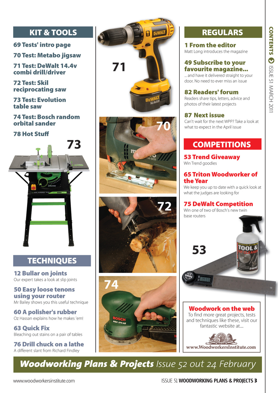 Woodworking Crafts Magazine Preview Pages