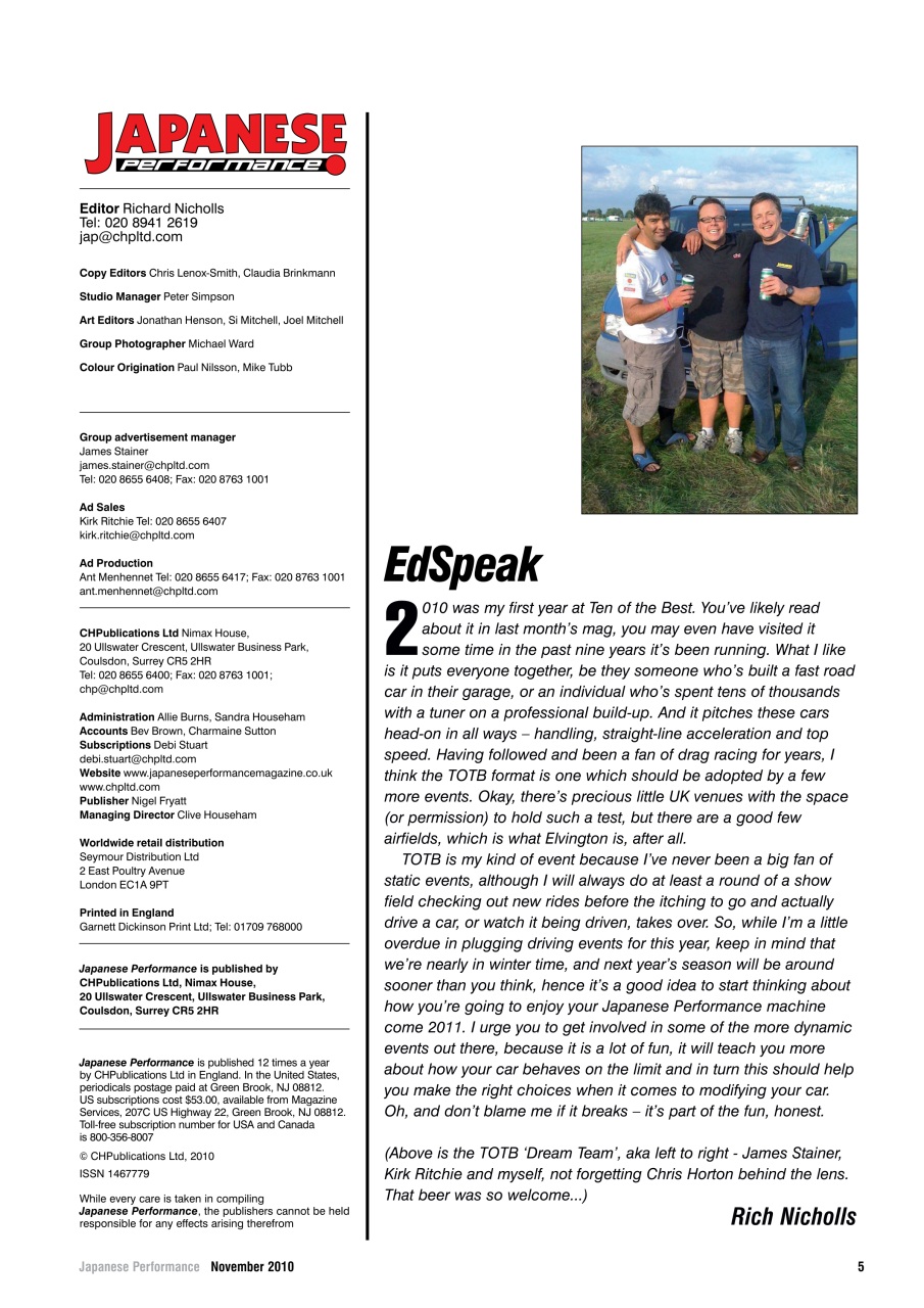 Japanese Performance Preview Pages