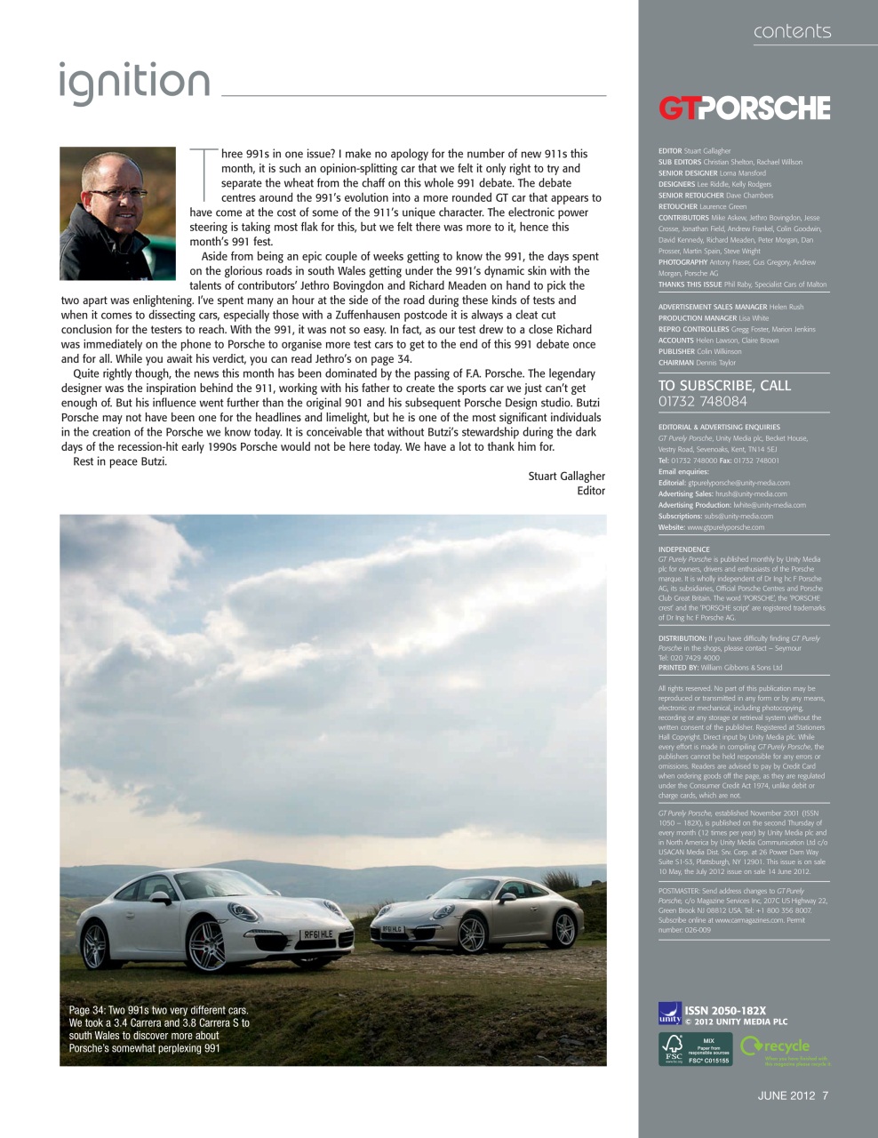 GT Porsche Preview Pages